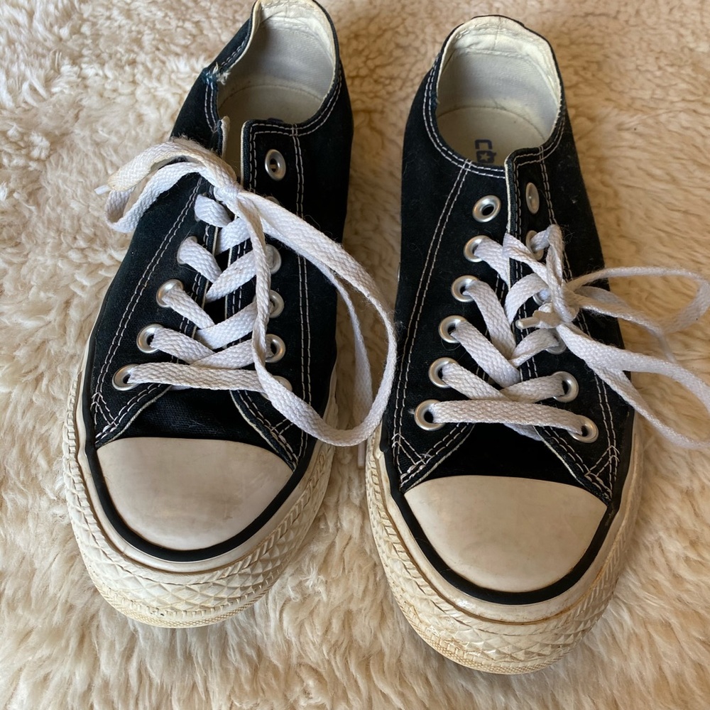 Black Low Top Converse